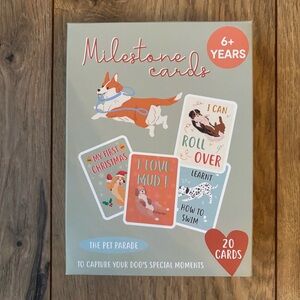 NWOT Dog Milestone Cards